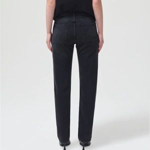 Faded black agolde Lana jean size 25